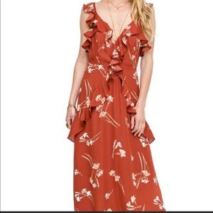 ASTR Label/Nordstrom. burnt orange maxi dress